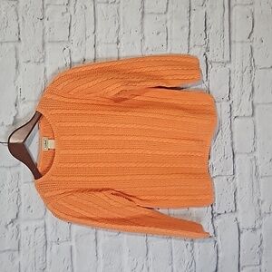 LL Bean cable knit sweater